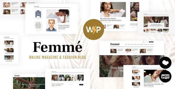 Femme – An Online Magazine & Fashion Blog WordPress Theme + RTL