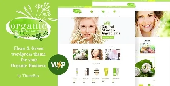 Organic Beauty Store – Natural Cosmetics WordPress Theme