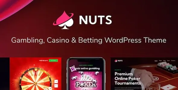Nuts – Gambling, Casino & Betting WordPress Theme