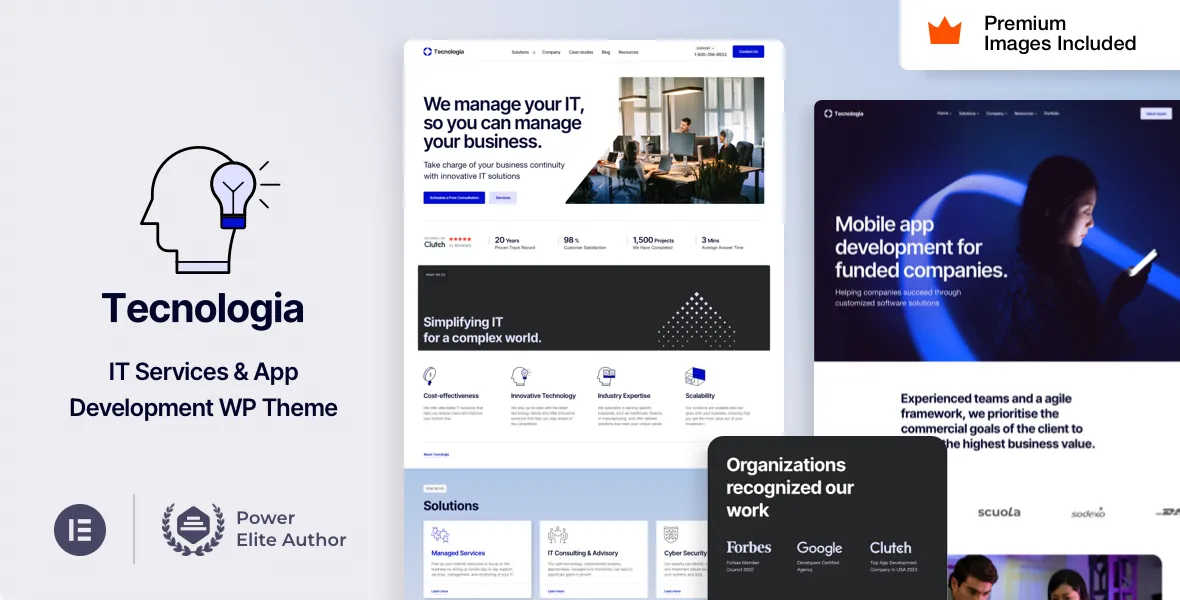 Technology – IT Services & App Development WordPress Theme