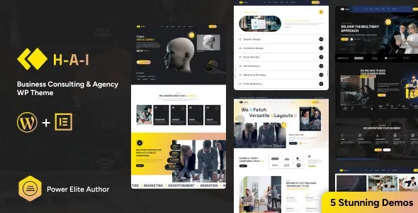 Hai - Elementor Agency WordPressTheme