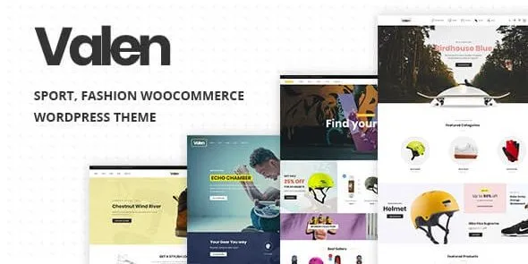 Valen- Sport, Fashion WooCommerce WordPress Theme