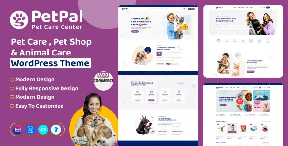 Petpal - Pet Care & Pet Shop WordPress Theme