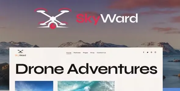 Skyward - Drone Aerial Videography WordPress Theme