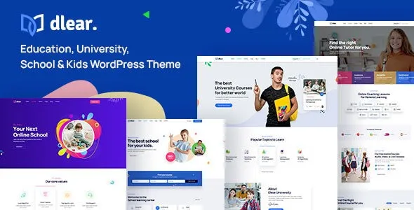 Dlear – Education, University & School WordPress Theme
