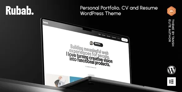 Rubab - Personal Portfolio WordPress Theme