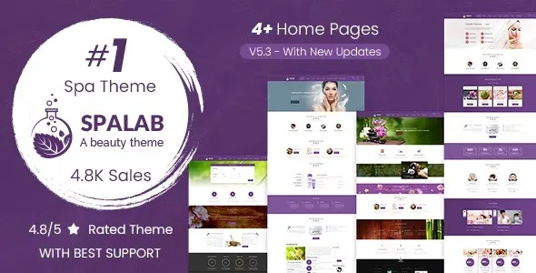 Spa Lab - Beauty Salon WordPress Theme