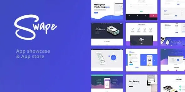 Swape - App Showcase & App Store WordPress Theme