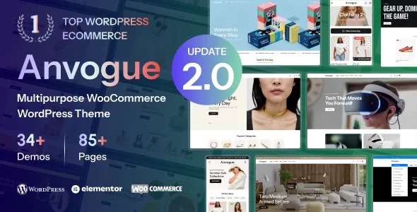 Anvogue - Multipurpose WooCommerce WordPress Theme