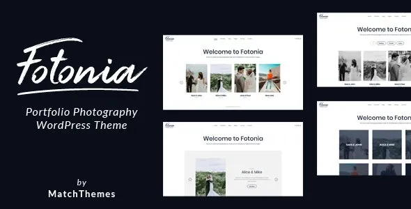 Fotonia - Portfolio Photography Theme for WordPress