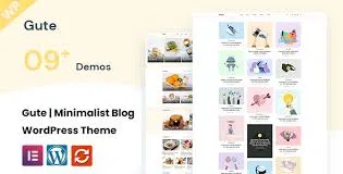 Gute – Minimalist Blog WordPress Theme