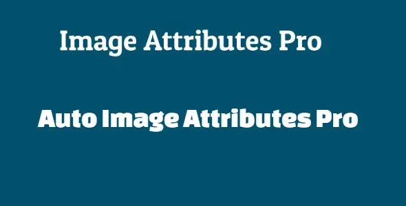 Auto Image Attributes Pro