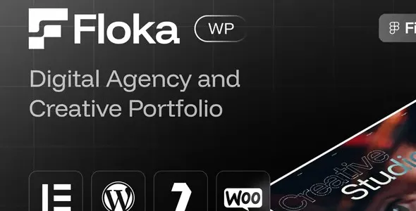Floka – Digital Agency & Portfolio WordPress Theme