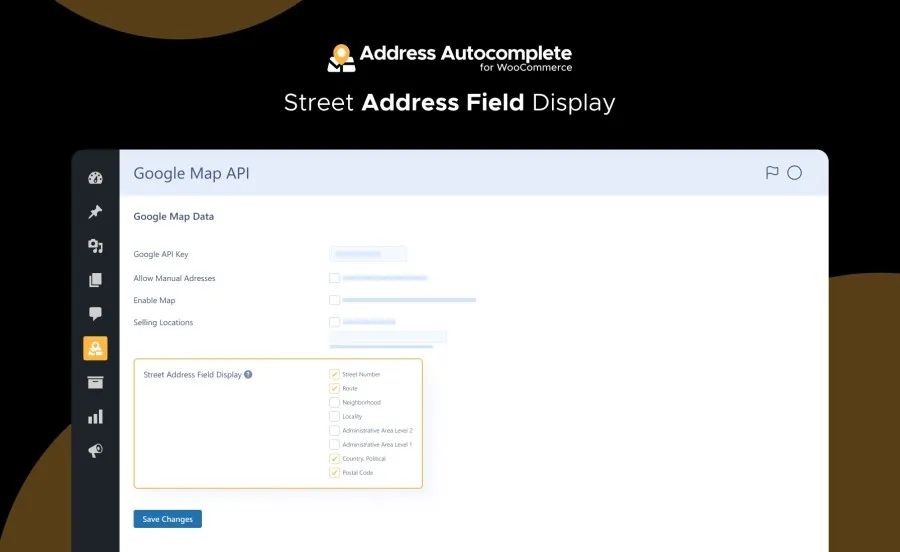 Woocommerce Address Field Autocomplete
