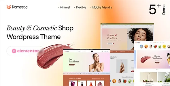 Komestic - Beauty & Cosmetics Shop WordPress Theme
