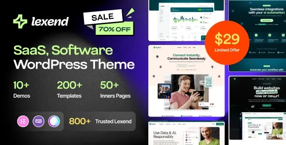 Lexend - Software, SaaS & Startup WordPress Theme