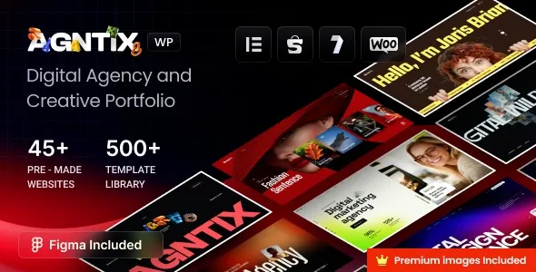 Agntix – Digital Agency & Creative Portfolio WordPress Theme