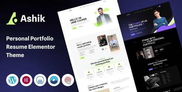 Ashik - Personal Portfolio WordPress Theme