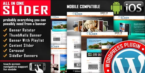 All In One Slider – Responsive WordPress Slider Plugin
