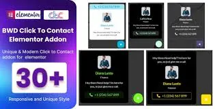 BWD Click To Contact Addon For Elementor
