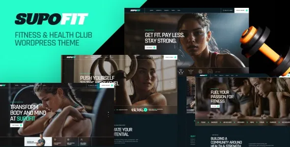 Supofit - Fitness & Health Club WordPress Theme