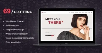 69 Clothing – Brand Store & Fashion Boutique WordPress Theme