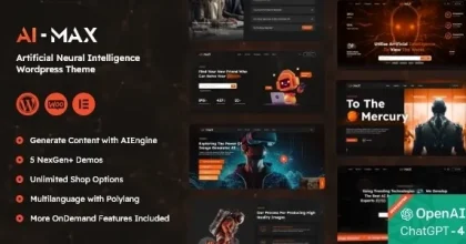 AIMAX – AI Agency WordPress Theme