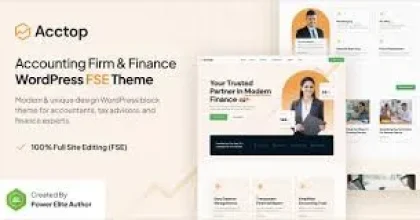 Acctop – Accounting Firm & Finance FSE WordPress Theme
