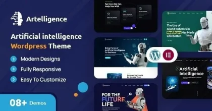 Artelligence – AI & Robotics WordPress Theme