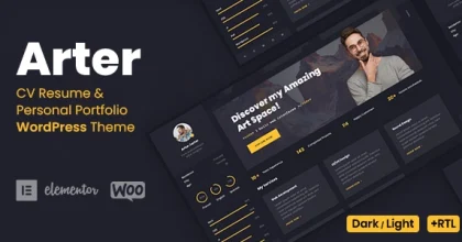 Arter – Resume WordPress Theme