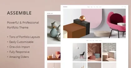 Assemble - Portfolio WordPress Theme