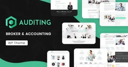 Auditing - Accounting Consultant, Finance WordPress Theme