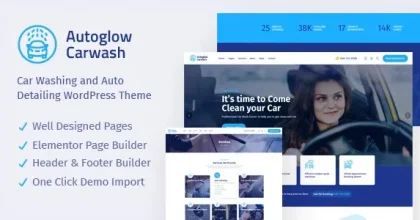 Autoglow - Car Wash WordPress Theme