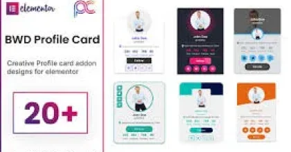 BWD Profile Card Addon For Elementor