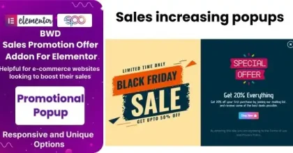 BWD Sales Promotion Offer Addon For Elementor