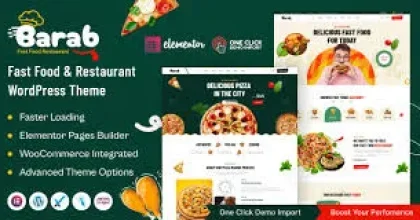 Barab – Fast Food & Restaurant WordPress Theme