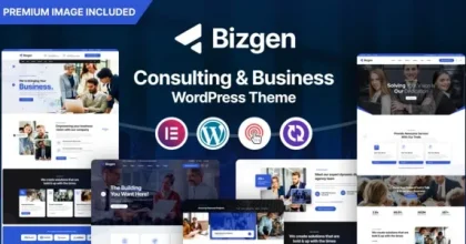 Bizgen - Business Consulting WordPress Theme + RTL