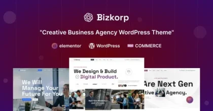 Bizkorp . – Creative Business Agency WordPress Theme