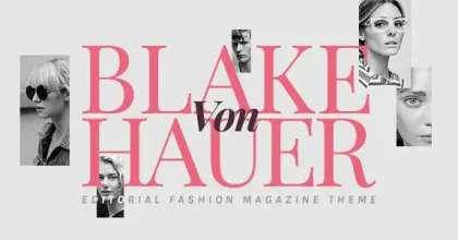 Blake von Hauer - Editorial Fashion Magazine Theme