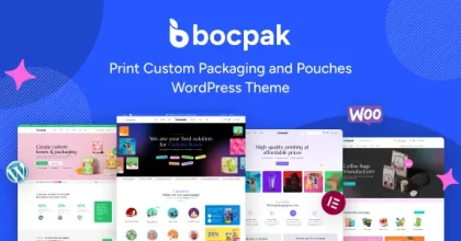 Bocpak - Print Custom Packaging and Pouches WordPress Theme