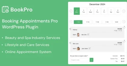 BookPro – Appointment Booking WordPress Plugin