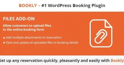 Bookly Files (Add-on)