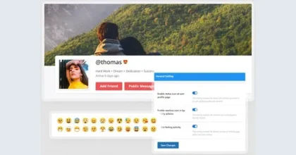 BuddyPress Reactions and Status 2.8.1