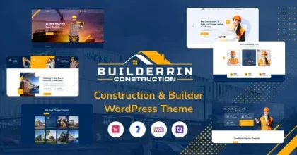 Builderrin – Construction Building WordPress Theme