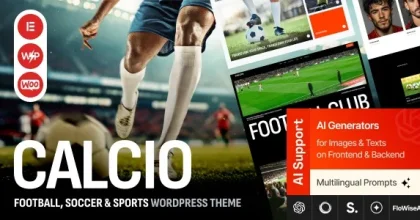 Calcio - Football & Soccer Elementor WordPress Theme