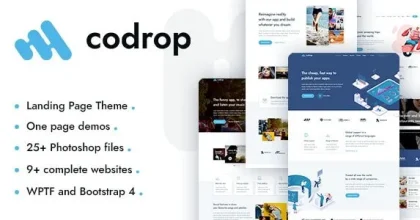 Codrop – App Landing Page Theme