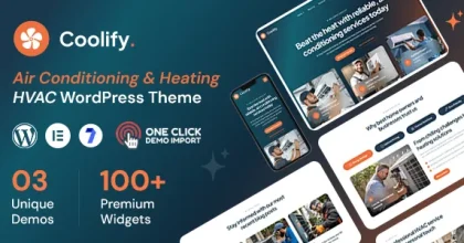 Coolify - Air Conditioning & Heating HVAC WordPress Theme