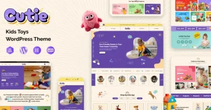 Cutie - Children School, Toys Store Theme