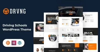 DRVNG - Driving School WordPress Theme