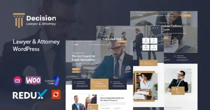 Decision - Law & Lawyer WordPress Theme